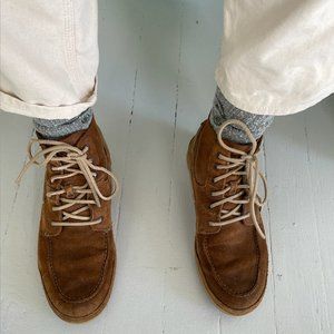 UGG Mens Boots Shoes Size 11.5 Brown Leather Vibram 1006144 Chukka Lace Up Mid